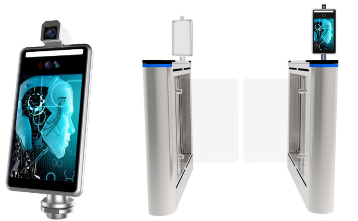 人臉識(shí)別測(cè)溫通道