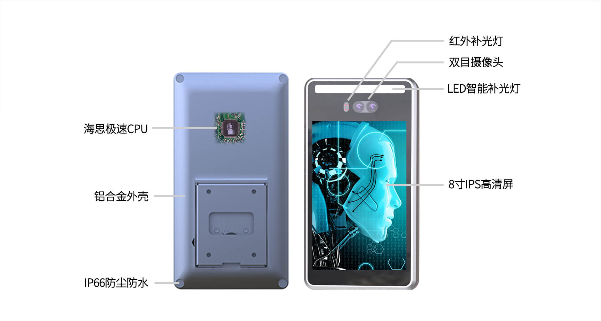 立柱式人臉識(shí)別機(jī)結(jié)構(gòu)