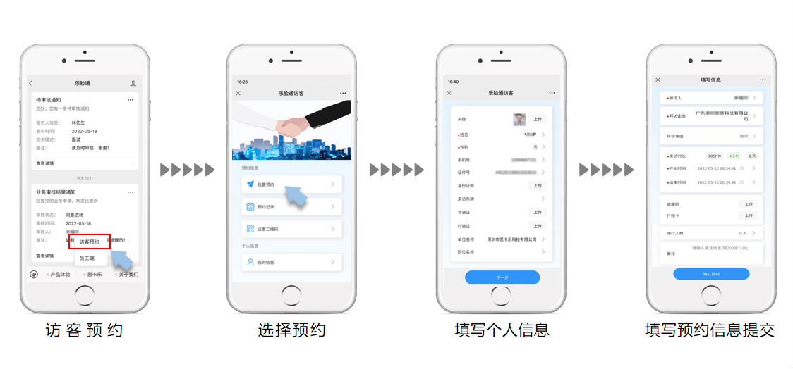 學(xué)校訪客預(yù)約流程